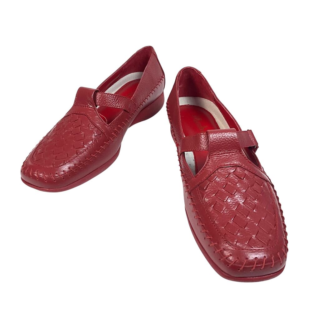 Mushrooms Red Leather Mary-Janes: 90s, Y2K, Modern